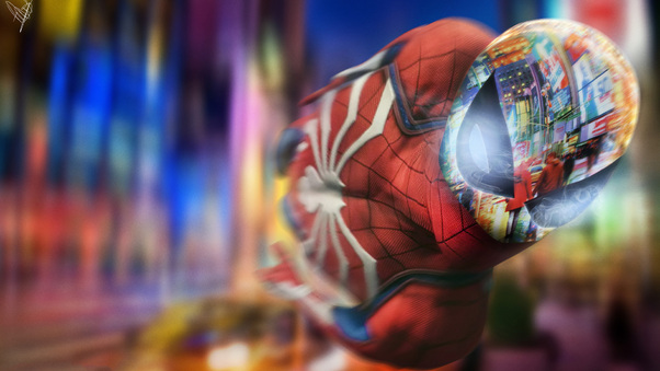 Spiderman Ps4 Art Wallpaper