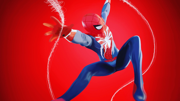Spiderman PS4 Fan Art 4k Wallpaper