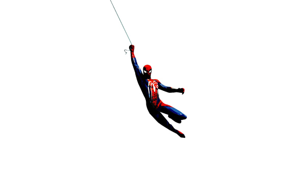 Spiderman PS4 Minimal Wallpaper