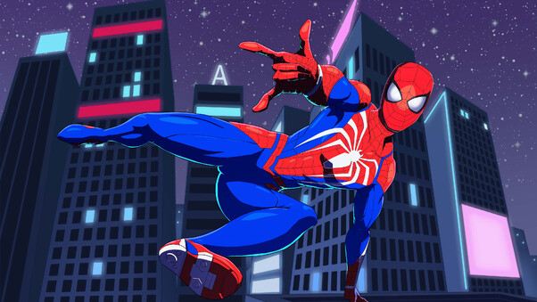 Spiderman Ps4 Sketch Art 4k Wallpaper