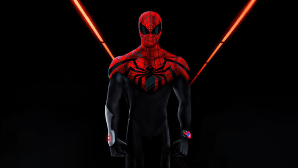 Spiderman Red Assassin Wallpaper