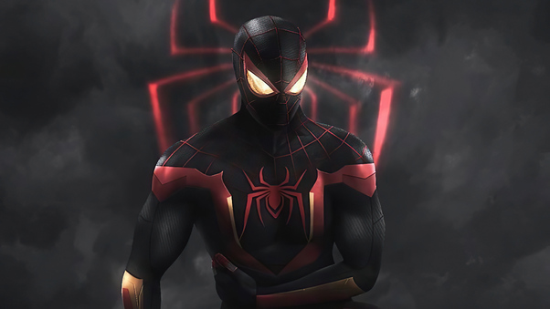 Spiderman Red Suit 4k Wallpaper