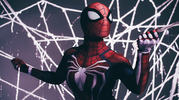 Spiderman Shooting Web Wallpaper