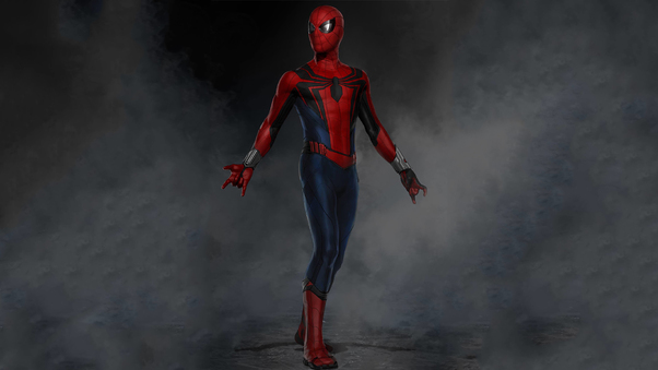 Spiderman Suit Artwork Wallpaper