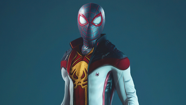 Spiderman Suit Morph 4k Wallpaper