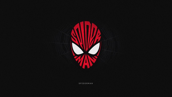 Spiderman Superhero Minimal 4k Wallpaper