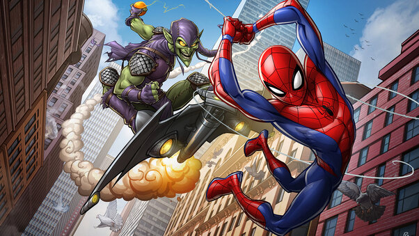 Spiderman The Animated Series Artwork Wallpaper