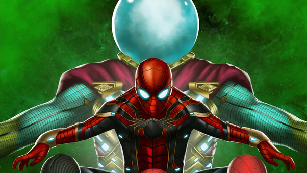 Spiderman Vs Mysterio 4k New Wallpaper