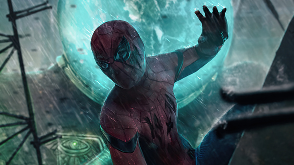Spiderman Vs Mysterio 5k Wallpaper
