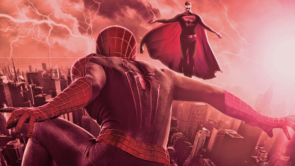 Spiderman Vs Superman Wallpaper