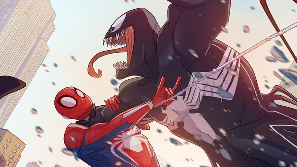 Spiderman Vs Venom 2018 Wallpaper