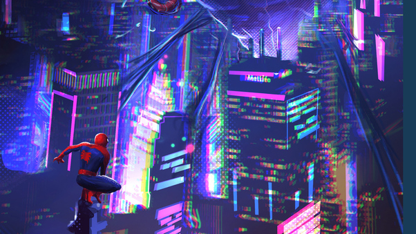 Spiderman Vs Venom In City Wallpaper