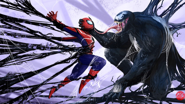 Spiderman Vs Venom Wallpaper