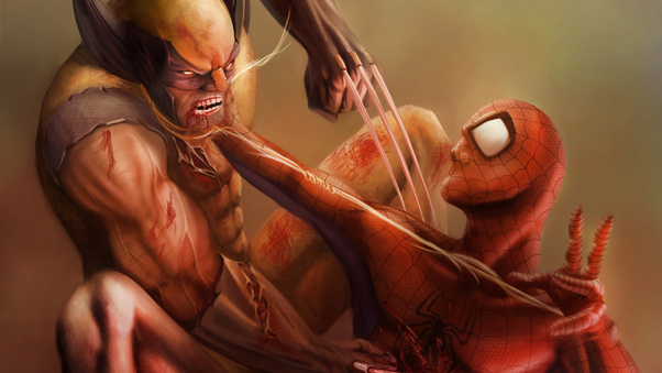 Spiderman Vs Wolverine Wallpaper