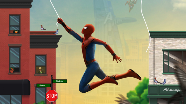 Spiderman Web Shooter Artwork Wallpaper