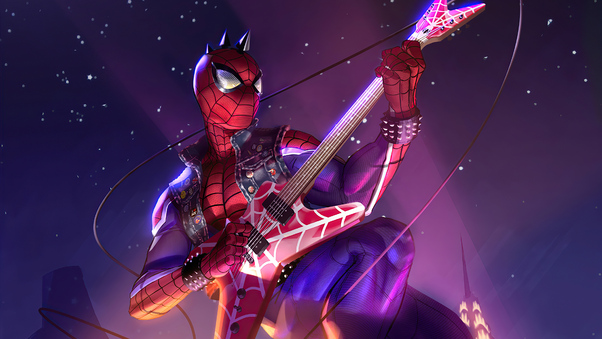 Spiderpunk 4k Wallpaper