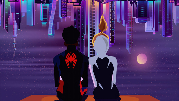 Spiderverse Alliance Gwen Stacy And Miles Morales Wallpaper