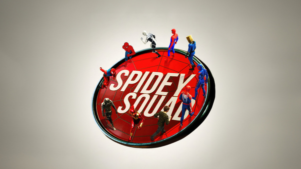 Spidey Squad 5k Wallpaper