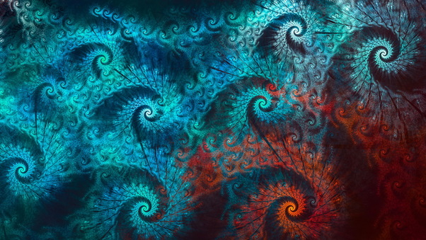 Spiral Abstract Patterns Wallpaper