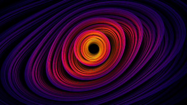 Spiral Shapes Abstract 4k Wallpaper