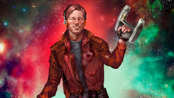 Star Lord Come With Me And Escape Wallpaper