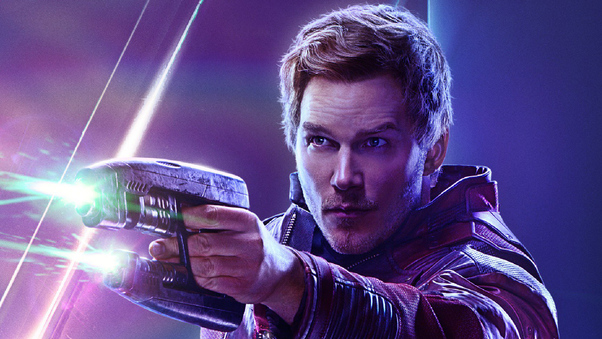 Star Lord In Avengers Infinity War New Poster Wallpaper