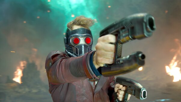 Star Lord In Guardians Of The Galaxy Wallpaper