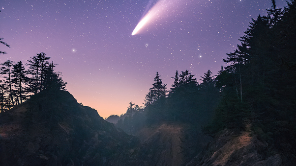 Star Shines Bright On The Oregon Coast 4k Wallpaper
