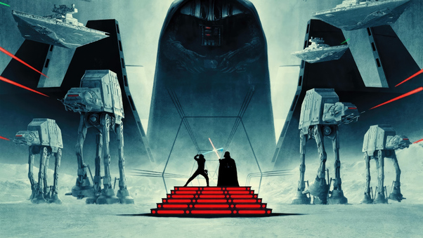 Star Wars Empire Strikes Back 40th Anniversary Poster Wallpaper