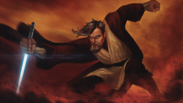 Star Wars Obi Wan Artwork 4k Wallpaper