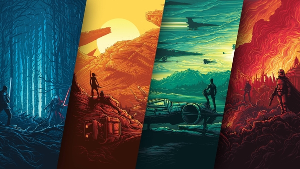 Star Wars Poster 4k Wallpaper