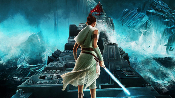 Star Wars The Rise Of Skywalker Textless Poster Wallpaper