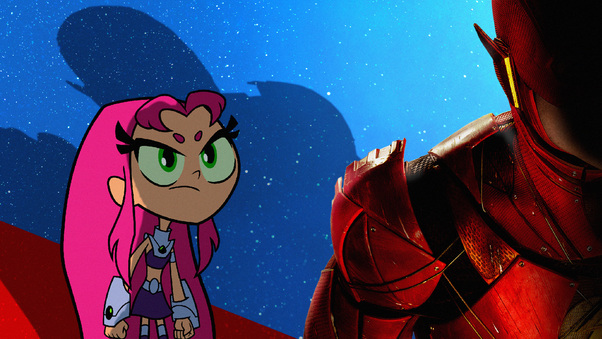 Starfire In Teen Titans Go To The Movies 2018 Movie Wallpaper