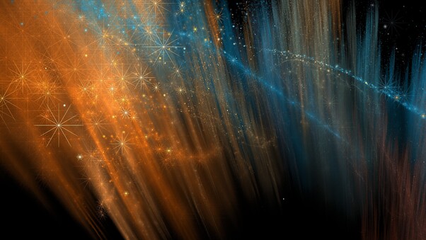 Stars Abstract Lights 4k Wallpaper