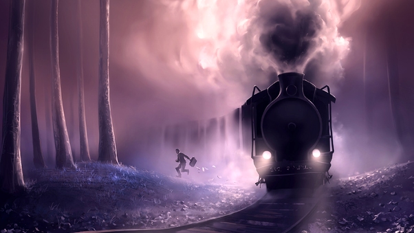 Steam Train Escape Wallpaper