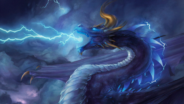 Storm Dragon Wallpaper