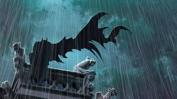 Stormy Night Batman Day 4k Wallpaper