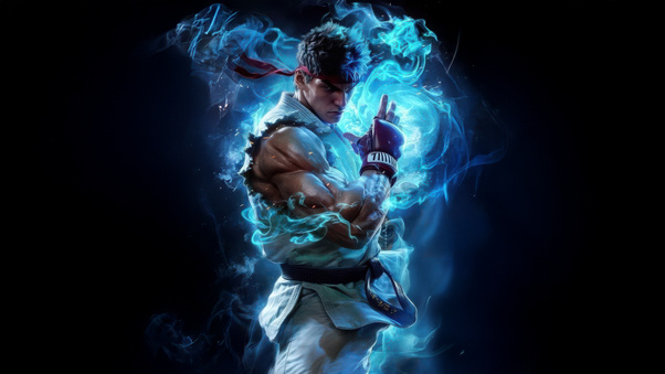 Street Fighter 6 Ryu In Action Wallpaper