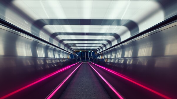 Subway Motion Blur Wallpaper