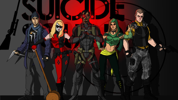 Suicide Squad Artwork Wallpaper