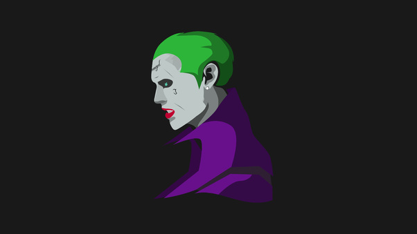 Suicide Squad Joker Minimalism Wallpaper