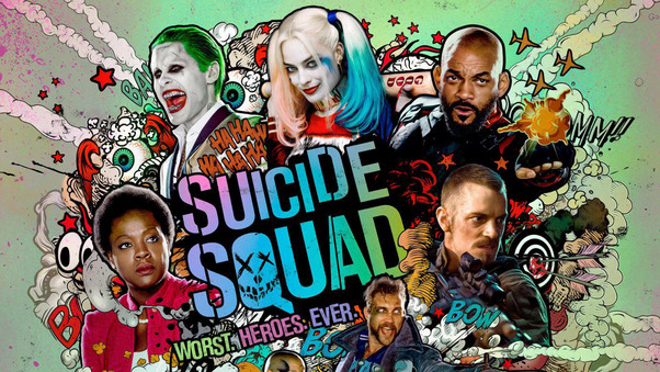 Suicide Squad Poster Wallpaper