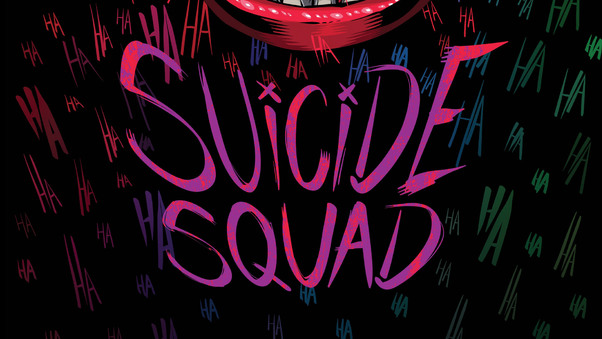 Suicide Squad Typography Wallpaper
