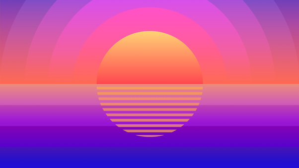 Summer Time Sunset 5k Wallpaper