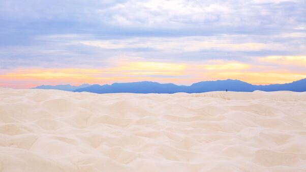 Sunset In White Sands National Monument 5k Wallpaper