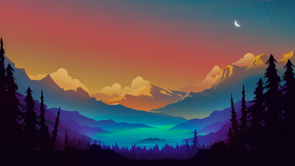 Sunset Lands Wallpaper