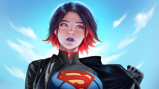 Super Raven Supergirl 4k Wallpaper