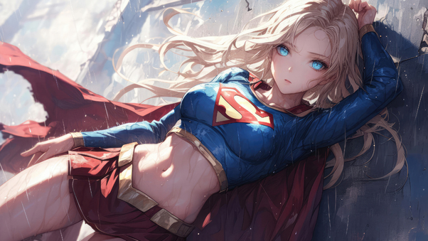 Supergirl Anime Legacy Wallpaper