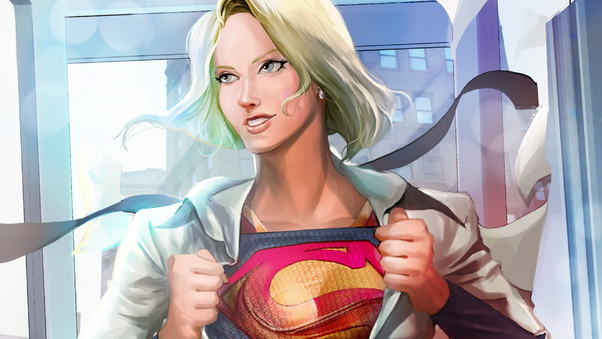 Supergirl Art Wallpaper