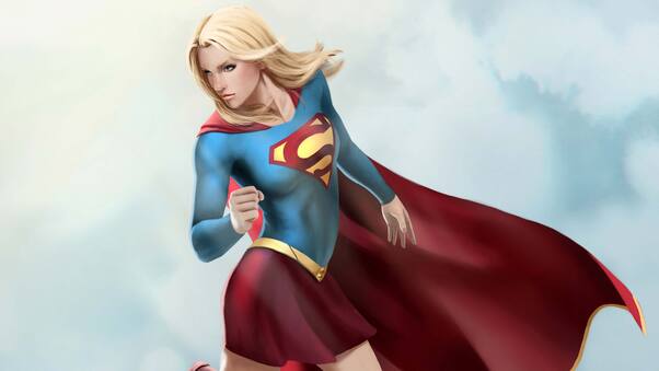 Supergirl Artwork 4k Wallpaper